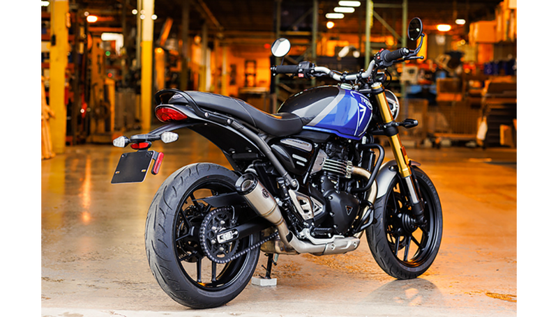 S&S CYCLE Grand National Slip-On Muffler - Stainless Steel - Speed 400 & Scrambler 400 - '24-'25 - 550-1143