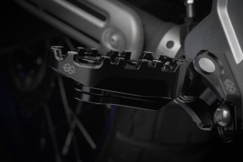 GILLES TOOLING Tech-X Enduro Foot Pegs - Driver - Black - Ducati '21-'24 - RGK-111-UF35-SET-B