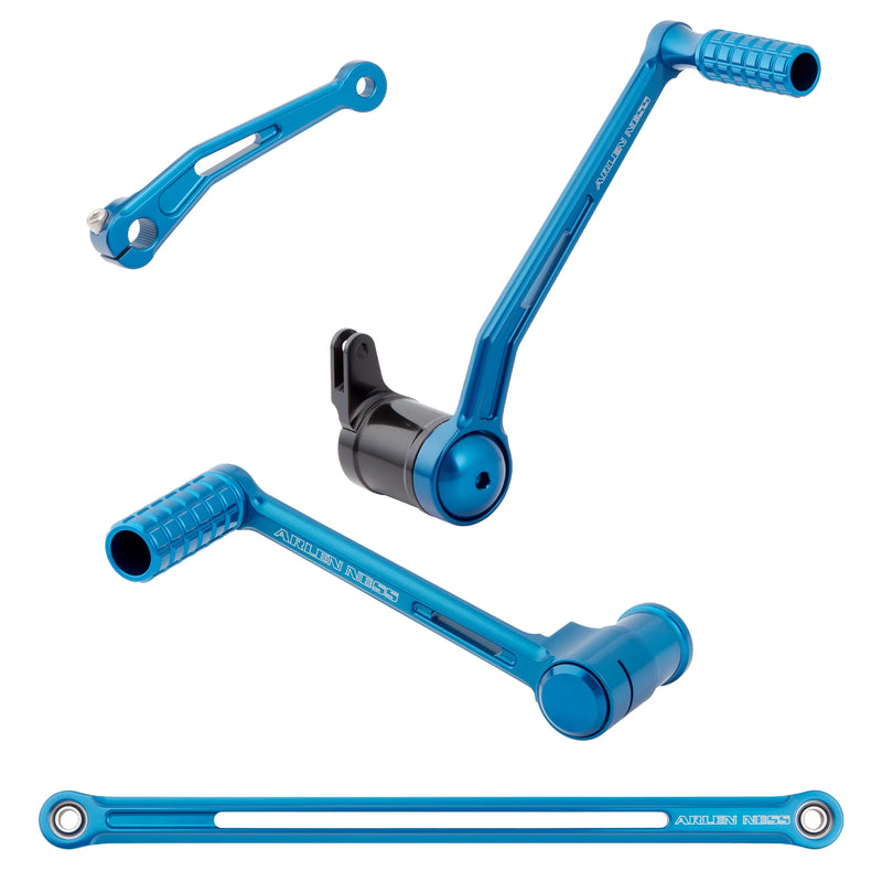 ARLEN NESS SpeedLiner Foot Control Kit - Solo - Blue - Harley-Davidson '00-'22 - 420-134 - PartsOutlet.com.au