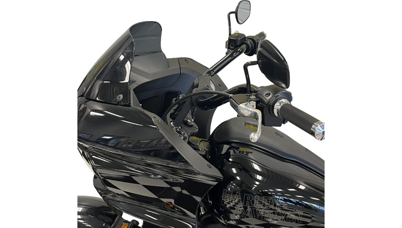 FAT BAGGERS INC. 1-1/4" EZ Install Round Top Handlebar - 8" - Black - FXLR '18-'24 - 903008-B