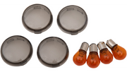 DRAG SPECIALTIES Smoked Bullet Lens Kit - '99-'23 12-0201 - PartsOutlet.com.au