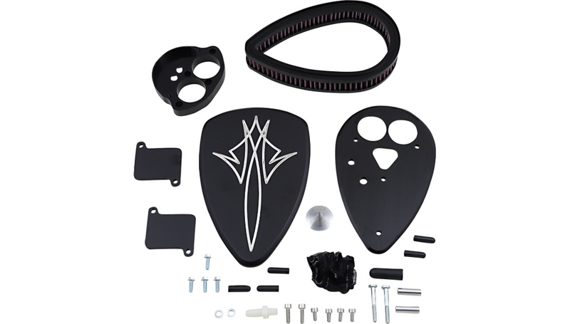 BARON Pinstripe Big Air Kit - Black - Kawasaki VN15/16 '99-'09 - BA-2070-13B - PartsOutlet.com.au