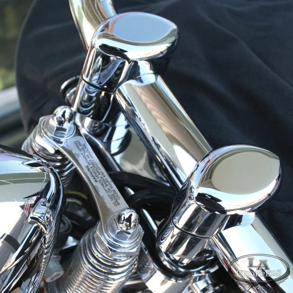 LA CHOPPERS SPRINGER RISER KITS FOR 1.25" HANDLEBARS CHROME HD - LA-7410-00