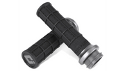 ODI Grips - V-Twin - Black/Gunmetal - Cable - Harley-Davidson 1984-2022 - V31HCW-BH-H - PartsOutlet.com.au