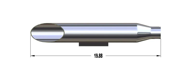 KHROME WERKS Mufflers - Slashcut - FX 1995-2006 - 202310A - PartsOutlet.com.au