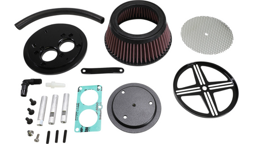 BARON XXX Air Cleaner - Black - Kawasaki VN900 '06-'21 - BA-2374-00B - PartsOutlet.com.au