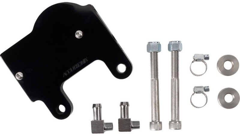 ACCUTRONIX Oil Filter/Regulator Mount Kit - Black - Harley-Davidson '84-'99 - RM2141-B