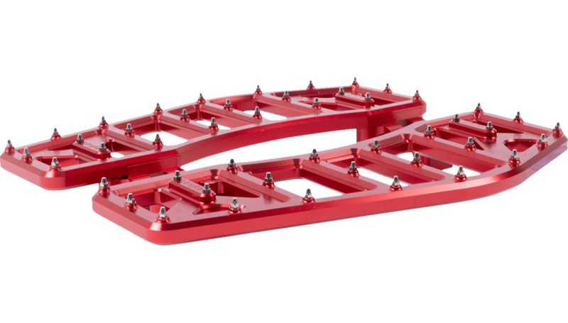 THRASHIN SUPPLY Aggressor Floorboards - Red - FL '07-'25 - TSC-2219-2