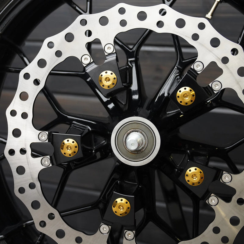 ARLEN NESS Bolt Kit - Holeshot/Front/Floating/Brake Rotor - Spoke Mount - Gold - 5 Pack - 300-908
