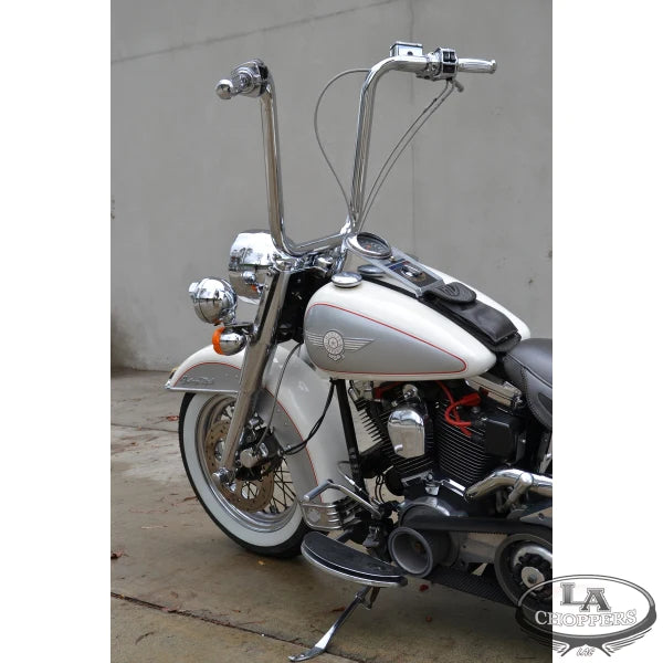 LA CHOPPERS 1 1/2" TREE HUGGER APE HANGER BARS 19" CHROME HD - LA-7375-19