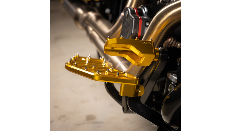 THRASHIN SUPPLY Aggressor Floorboards - Gold - FL '07-'25 - TSC-2219-5