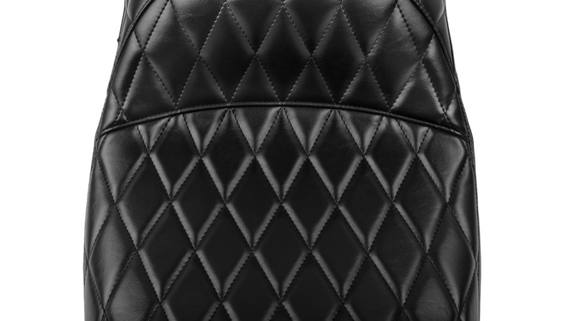 LE PERA Maverick Daddy Long Legs Seat - Without Backrest - Diamond Stitched - FLH/FLT '23-'25 - LV-957DLDM