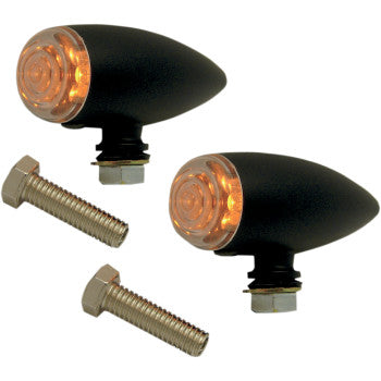PRO-ONE PERF.MFG. Bullet Marker Light - Black/Smooth - 400370B
