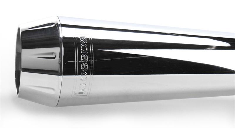 BASSANI XHAUST Road Rage Exhaust - Chrome - Short - '04-'13 XL Sportster - 14112J - PartsOutlet.com.au