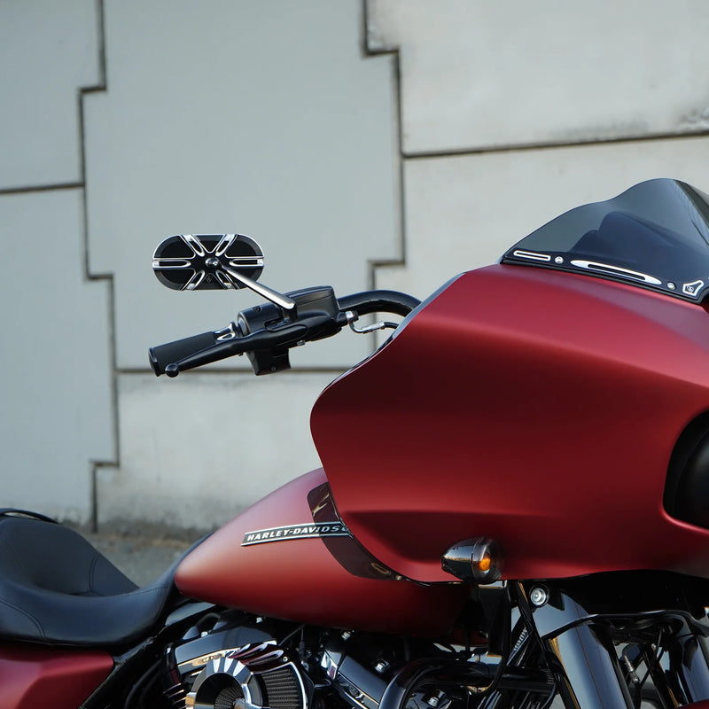 ARLEN NESS DEEP CUT® FORGED MIRRORS, BLACK - Left 13-164 - PartsOutlet.com.au