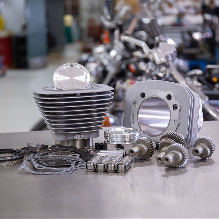 S&S CYCLE Hooligan Kit - 883cc to 1200cc for 2000-'21 HD® Sportster® Models - Silver - 910-0700 - PartsOutlet.com.au