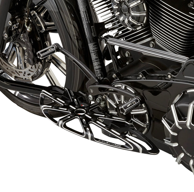ARLEN NESS 10-GAUGE® FLOORBOARDS, BLACK - 18-up FL SOFTAIL - 410-005 - PartsOutlet.com.au