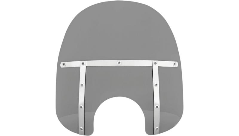 MEMPHIS SHADES Fats Windshield - 17" - Headlight - Black Smoke - MEM32112