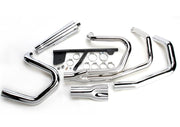 BASSANI XHAUST Road Rage Exhaust - Chrome - Short - '04-'13 XL Sportster - 14112J - PartsOutlet.com.au