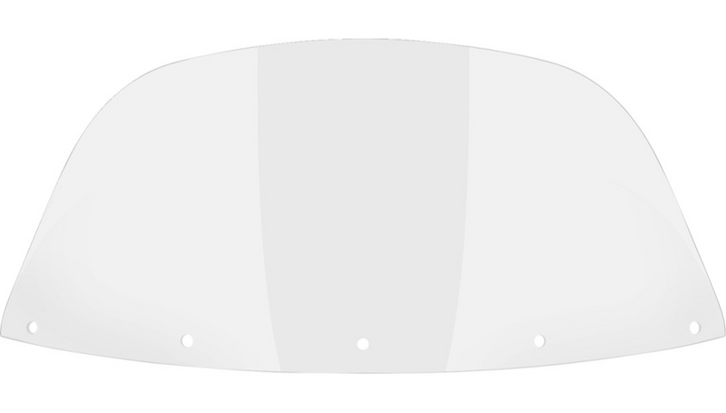 MEMPHIS SHADES Windshield - 9" - Clear - FLHT '86-'95 - MEP8010