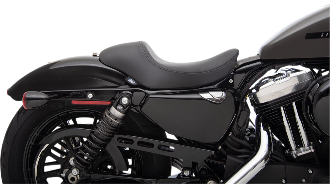 DRAG SPECIALTIES 3/4 Solo Seat - Smooth - Vinyl - Sportster XL 04+ - 0804-0743 - PartsOutlet.com.au