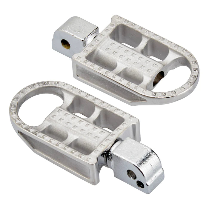 BILTWELL Mushman Passenger Footpeg - Polished - M8 7002-302-04 - PartsOutlet.com.au