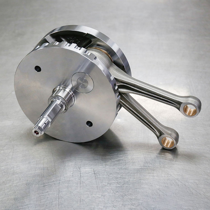 S&S CYCLE 4-1/2" Stroke Flywheel with Full Width Rods and balancer gear for M8 Models '17-'23 - 320-0603