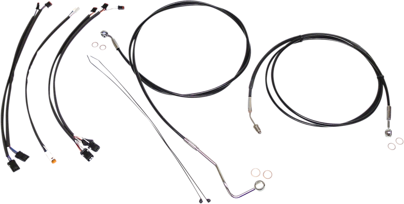MAGNUM SHIELDING XR Handlebar Installation Kit - Black/Chrome 489422