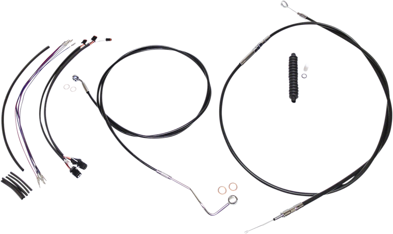 MAGNUM SHIELDING XR Handlebar Installation Kit - Black/Chrome 489491