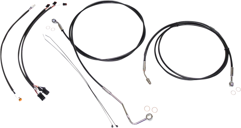 MAGNUM SHIELDING XR Handlebar Installation Kit - Black/Chrome 489932