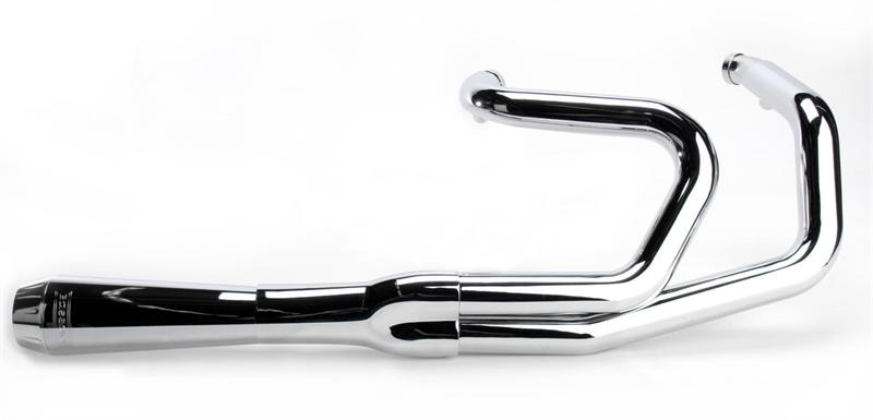 BASSANI XHAUST Road Rage Exhaust - Chrome - Short - '04-'13 XL Sportster - 14112J - PartsOutlet.com.au