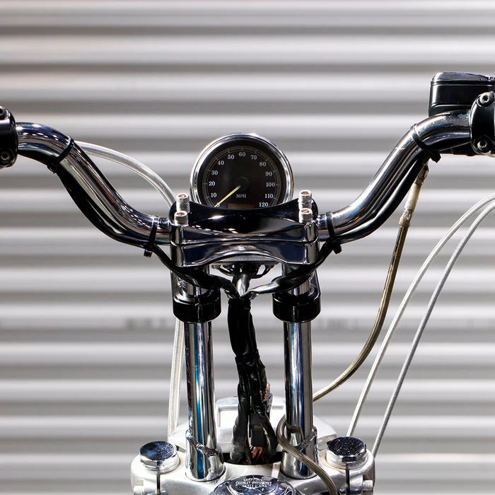 BILTWELL O/S Speed Clamps - Black Electroplated - Angled 6903-201 - PartsOutlet.com.au