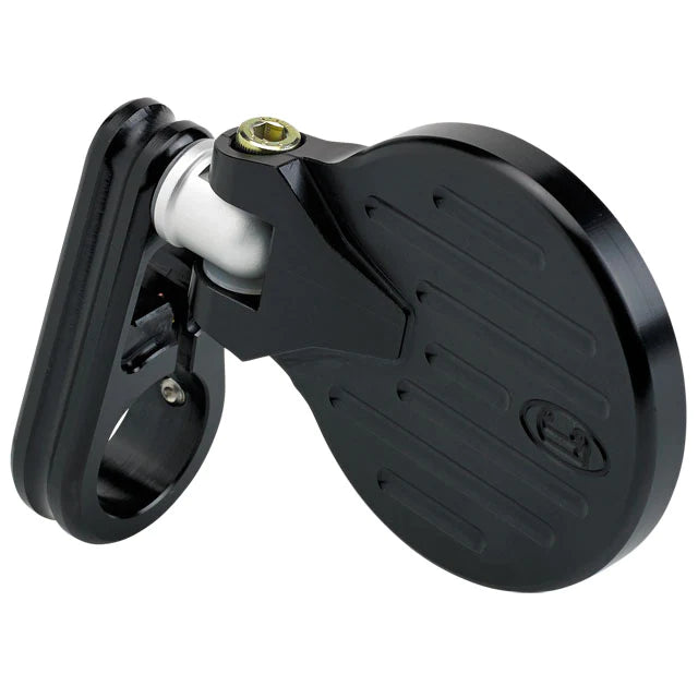 JOKER MACHINE Folding Bar-End Mirror - 2-1/4" - Black - 09-302B