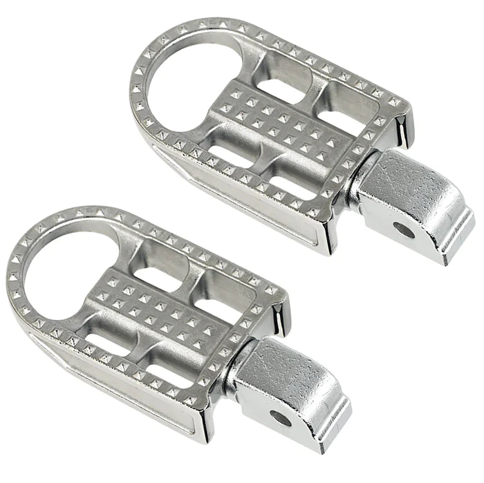 BILTWELL Mushman Passenger Footpeg - Polished - M8 7002-302-04 - PartsOutlet.com.au