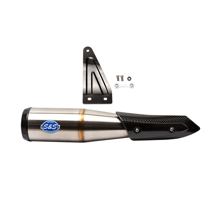 S&S CYCLE GRAND NATIONAL® SLIP-ON for INDIAN® FTR 1200®–Stainless Steel - 550-0854 - PartsOutlet.com.au