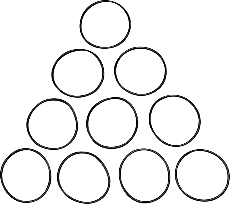 JAMES GASKET Fork Tube Cap O-Ring - 10-Pack - Harley-Davidson '01-'09 - JGI-46508-01