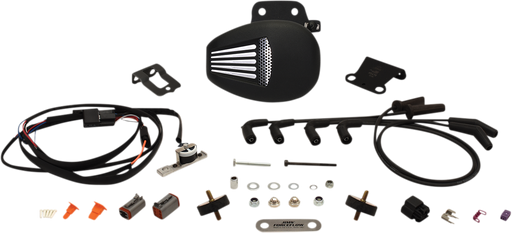 JIMS Forceflow Cylinder Head Cooler Kit - Black - M8 Softail '18-'21 - 5470 - PartsOutlet.com.au