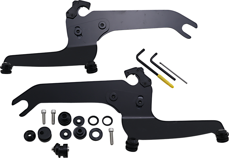 MEMPHIS SHADES Sportshield Trigger Lock Complete Mount Kit - Softail 2018-2021 - Black MEB2052 - PartsOutlet.com.au