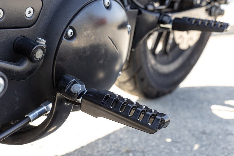 BURLY BRAND Razorback Passenger Footpegs - Black - 2018-2023 - B13-1012B - PartsOutlet.com.au