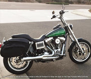 BASSANI XHAUST Road Rage Exhaust - Chrome - Short - '06-'17 Dyna FXD - 13112J - PartsOutlet.com.au