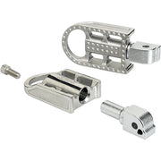 BILTWELL Mushman Passenger Footpeg - Polished - M8 7002-302-04 - PartsOutlet.com.au