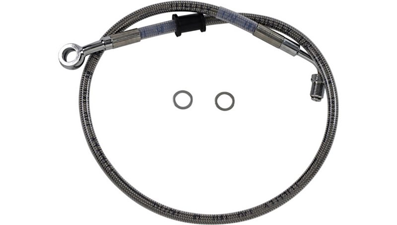 DRAG SPECIALTIES Brake Line - Stainless Steel - 26-3/4" - Softail '18-'23 - 618620