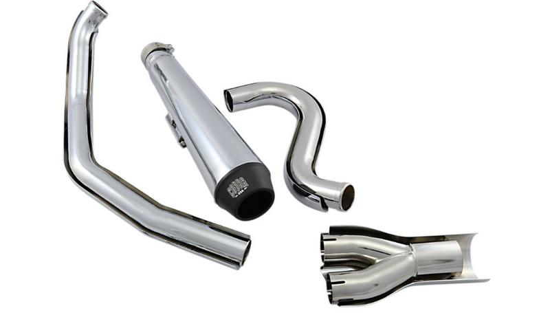 COBRA El Diablo Exhaust - Chrome - '86-'06 Softail 6485 - PartsOutlet.com.au