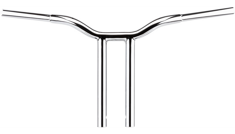 LA CHOPPERS Handlebar - Kage Fighter - One Piece - 10" - Chrome - LA-7337-10