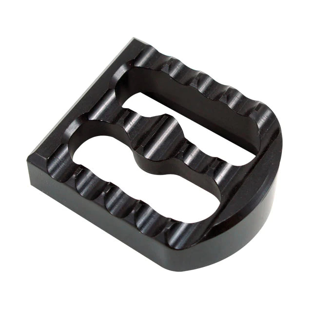 JOKER MACHINE Serrated Brake Cover - Black - '84-'17 FX - 08-58-1 - PartsOutlet.com.au