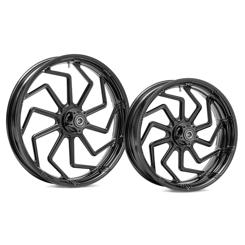 ARLEN NESS KICKBACK FORGED WHEELS, BLACK - 18"x5.50" - RIM ONLY - 71-507