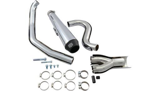 COBRA El Diablo Exhaust - Chrome - '86-'06 Softail 6485 - PartsOutlet.com.au