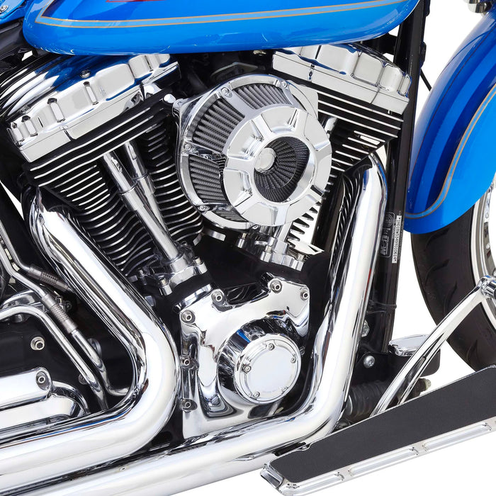 ARLEN NESS BEVELED® INVERTED SERIES AIR CLEANER, CHROME - 17-up M8 MODELS - 18-918 - PartsOutlet.com.au