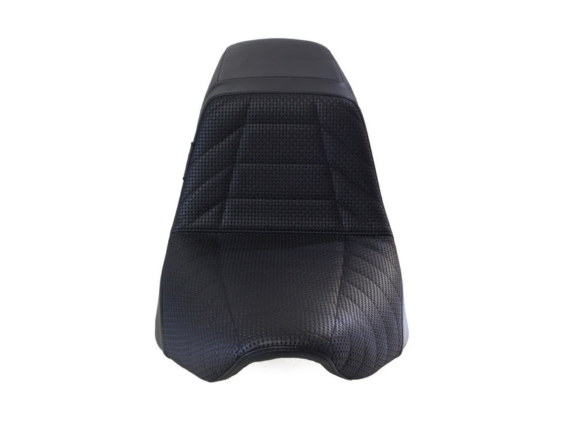 LE PERA KickFlip Dual Seat With Track Pleat Seating. Fits Sport Glide & Low Rider 2018up & Low Rider S 2020up - LYR-590TRKPT - PartsOutlet.com.au