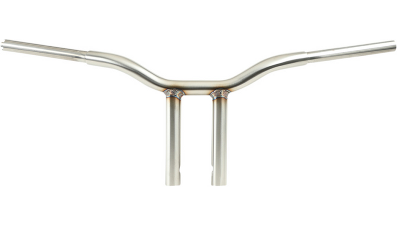 LA CHOPPERS Handlebar - Kage Fighter - One Piece - 10" - Stainless Steel - Harley-Davidson '57-'20 - LA-7337-10SS